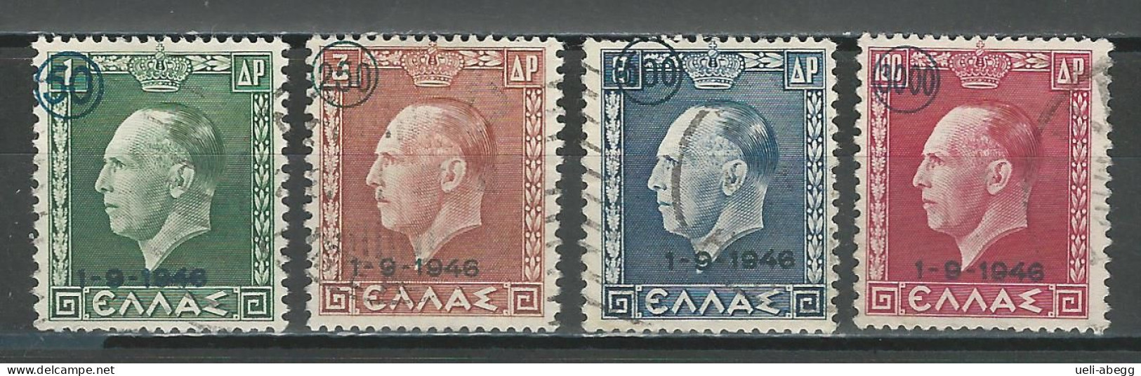 Griechenland Mi 532-35  O - Used Stamps