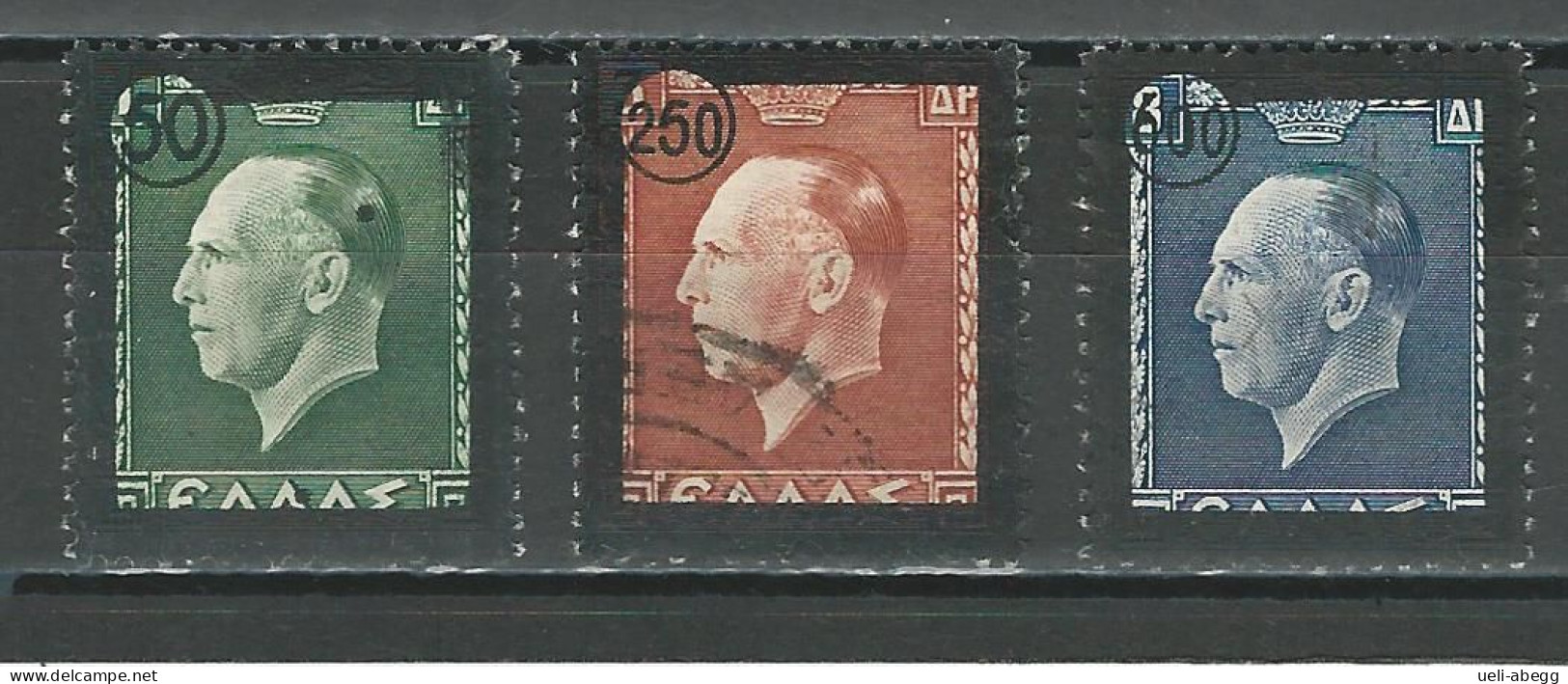 Griechenland Mi 538-40  O - Used Stamps