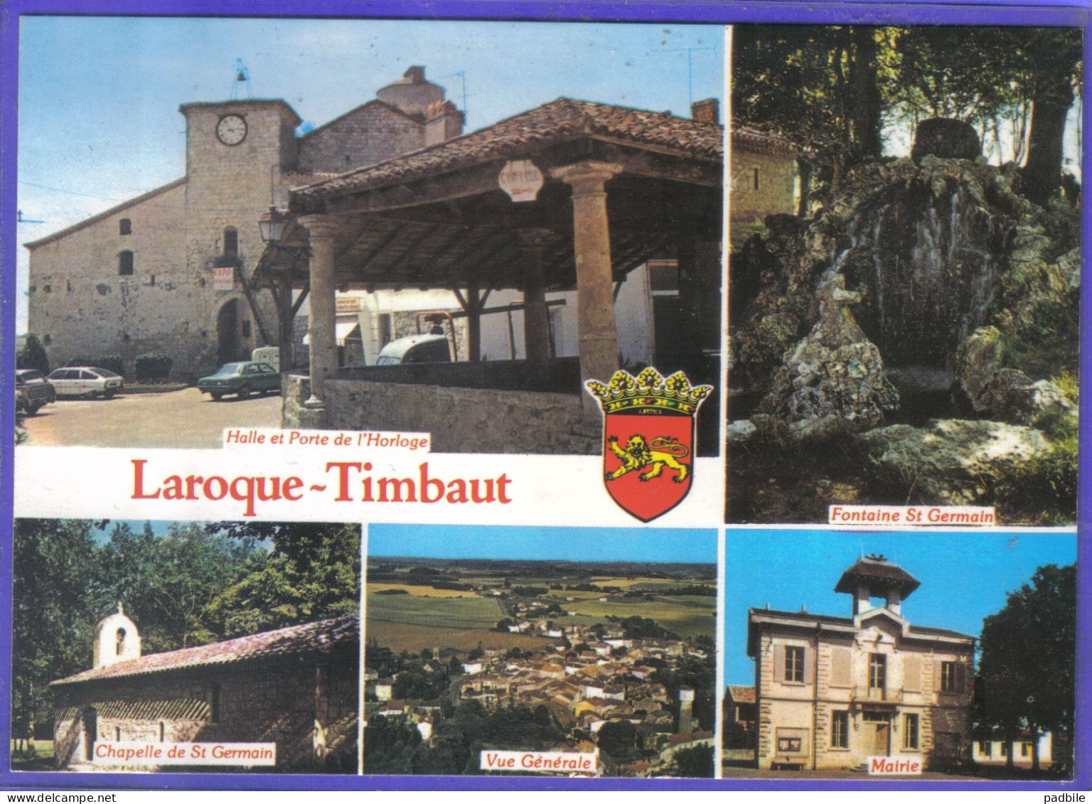 Carte Postale 47. Laroque-Timbaut  CX Citroën  Très Beau Plan - Laroque Timbault