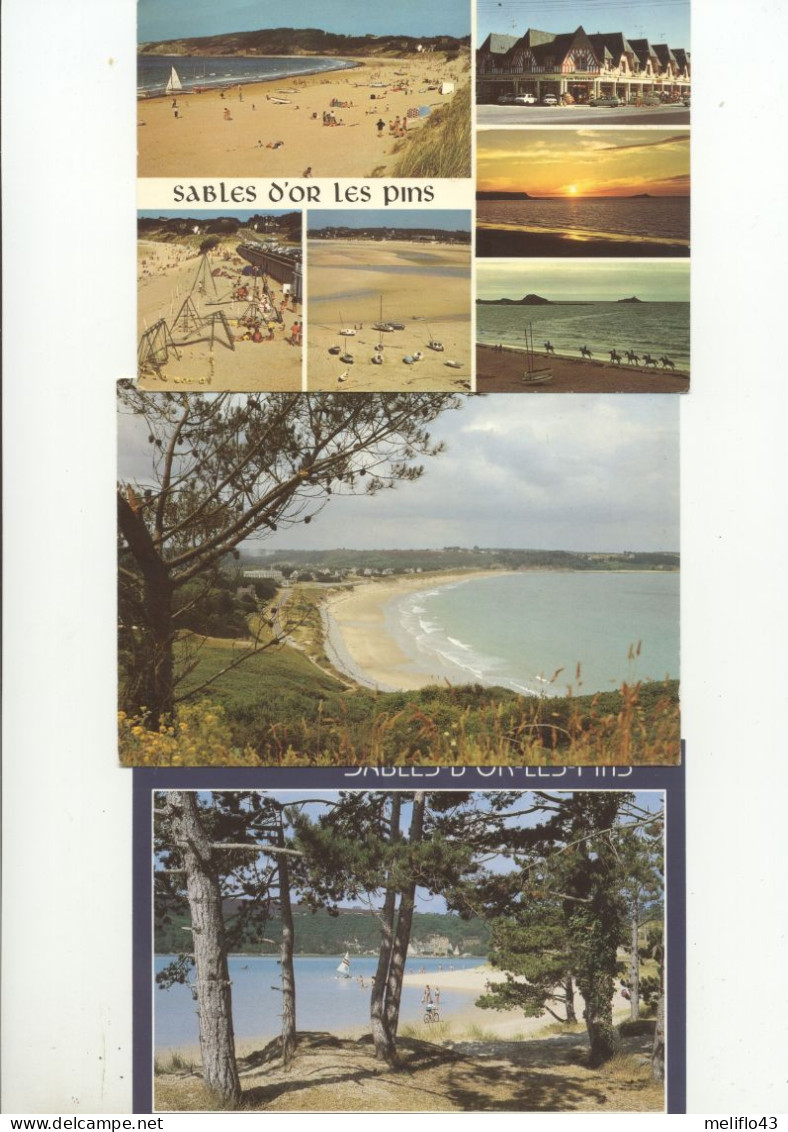 22 /CPM - Sables D'Or Les Pins - Lot De 34 CPM (CPSM) - 5 - 99 Postkaarten