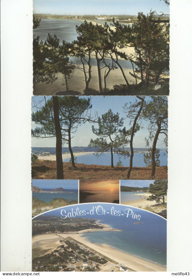 22 /CPM - Sables d'Or les Pins - Lot de 34 CPM (CPSM)