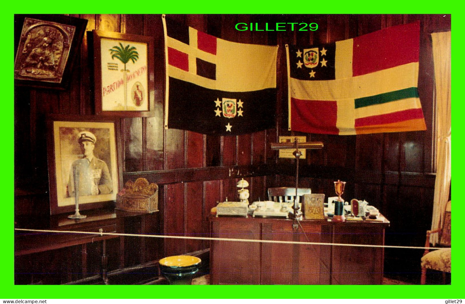 SAN CRISTOBAL, DOM. REP. - TRUJILLO'S OFFICE IN HIS COUNTRY HOUSE - EMPRESAS UNIDAS - DUKANE PRESS - - Dominicaine (République)