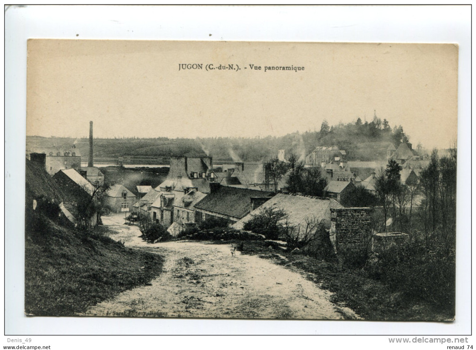 CPA   Jugon Les Lacs  Vu Panoramique - Jugon-les-Lacs