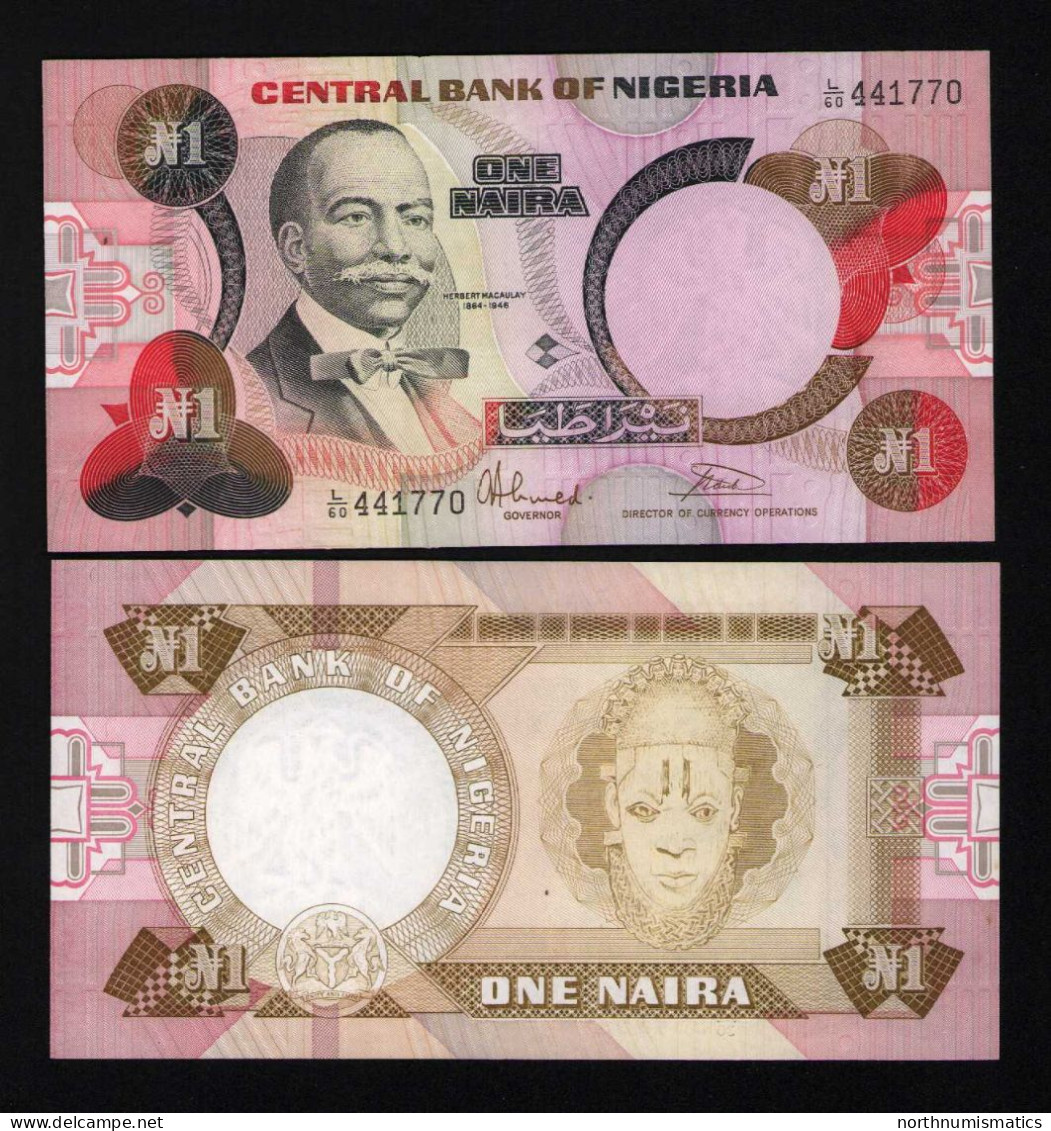 Nigeria 1 Naira Unc - Nigeria