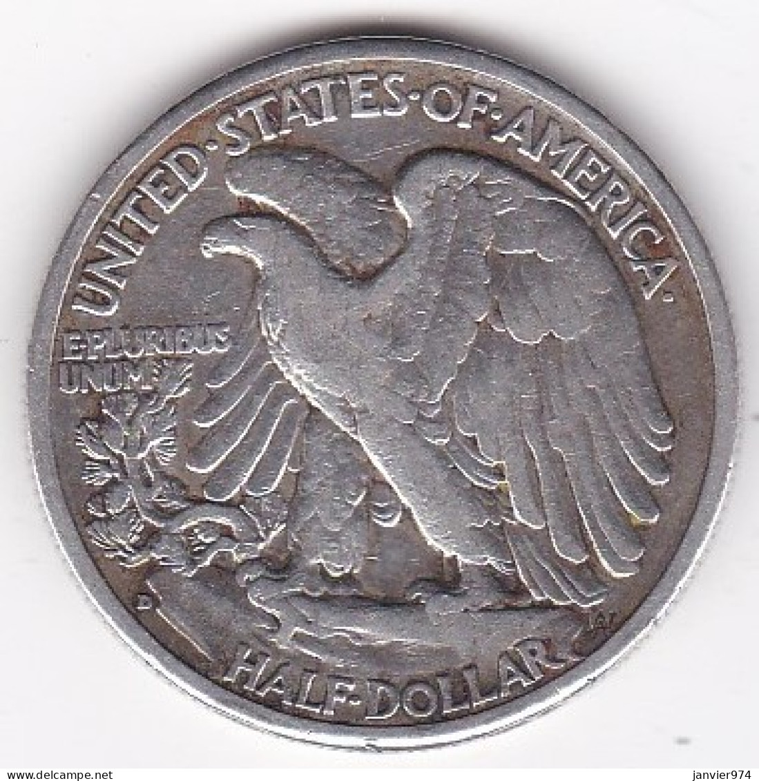 Etats-Unis. Half Dollar 1943 S San Francisco. Walking Liberty. En Argent - 1916-1947: Liberty Walking