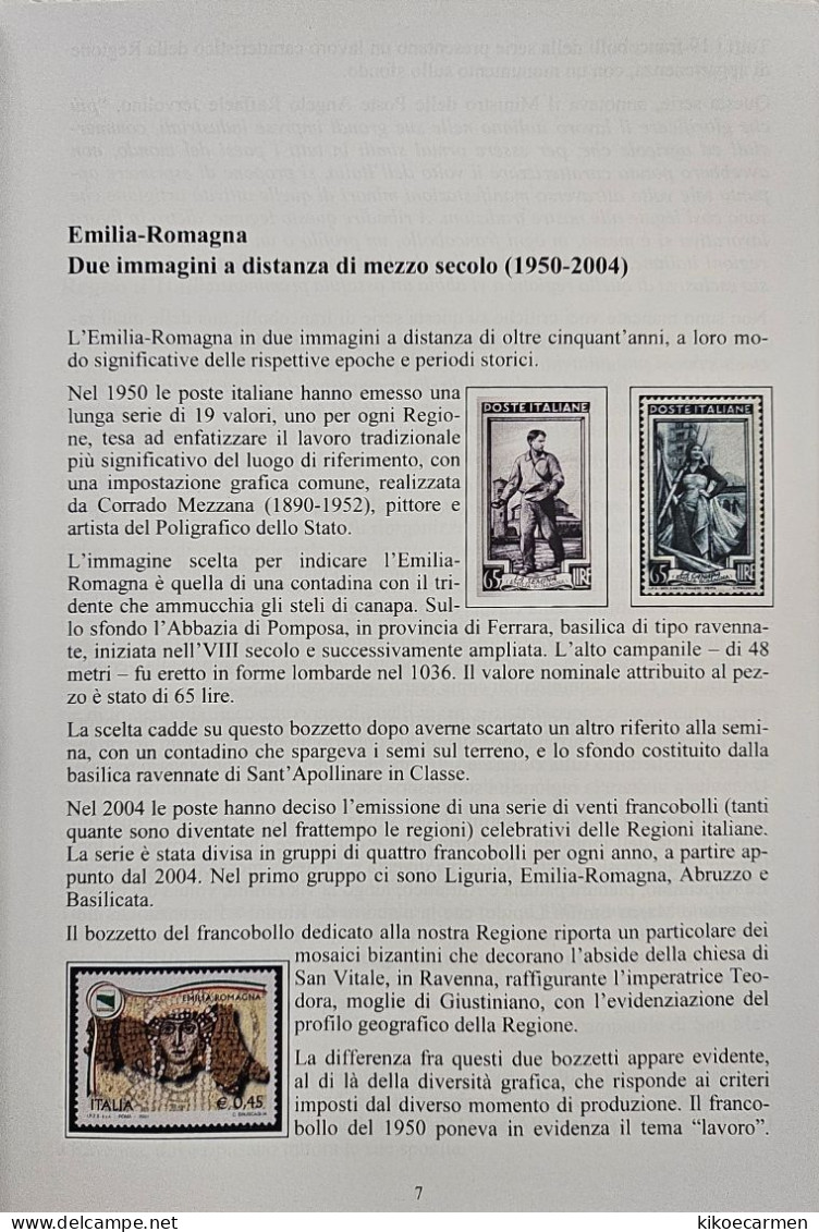 Emilia Romagna Nei Francobolli Mondiali, In World Stamps Arte Storia Art History 2023, 350 COLORED PAGES - Topics