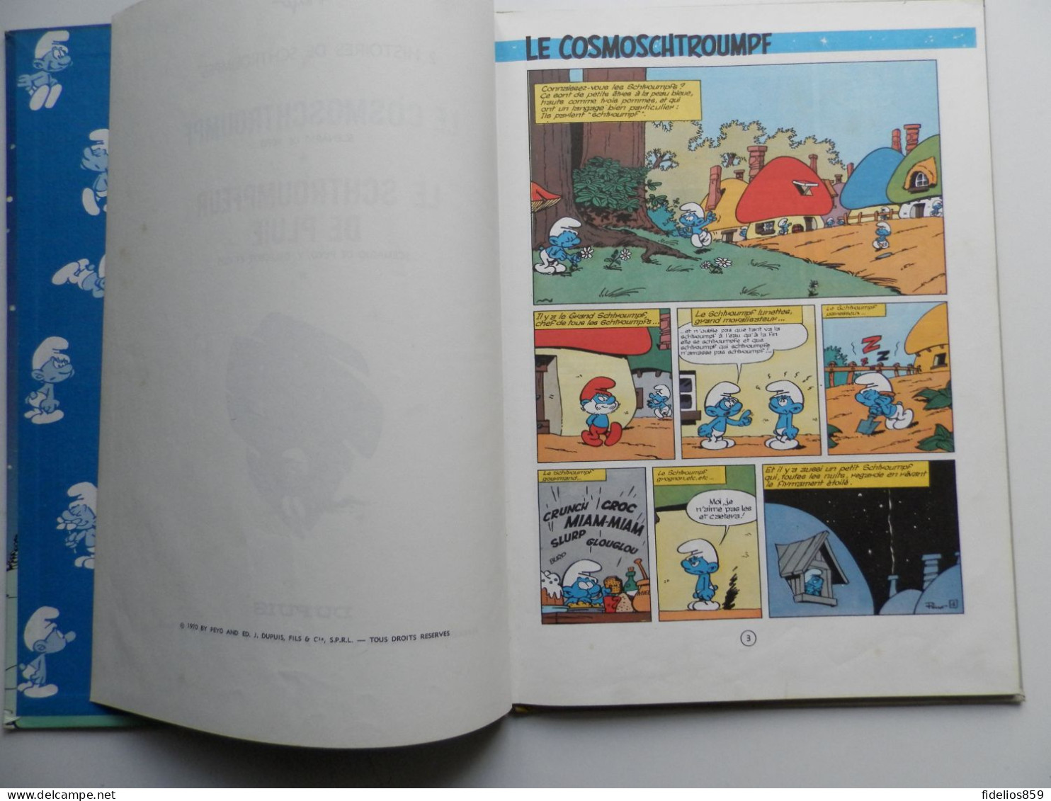 SCHTROUMPF PAR PEYO : TOME 6 EN EDITION DOS ROND DE 1972 - Schtroumpfs, Les