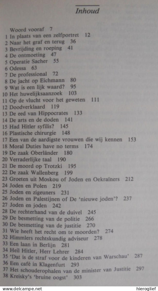 Geen Wraak Maar Gerechtigheid - Herinneringen Van Simon Wiesenthal Nazi-Duitsland Racisme Concentratiekampen Hitler - Guerre 1939-45