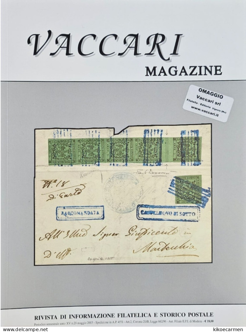Vaccari Magazine N. 29 Maggio 2003 - Italiaans (vanaf 1941)