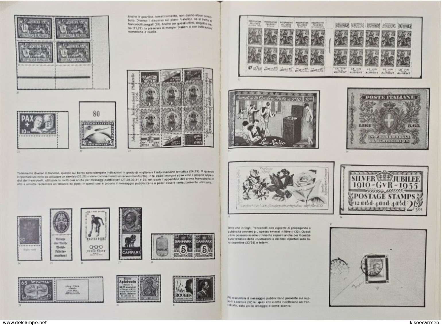 GLI ELEMENTI FILATELICI NELLE COLLEZIONI TEMATICHE Picardi 62b/w Photocopies Articolo Dal Numero Unico Di Peloro 88 Cift - Topics