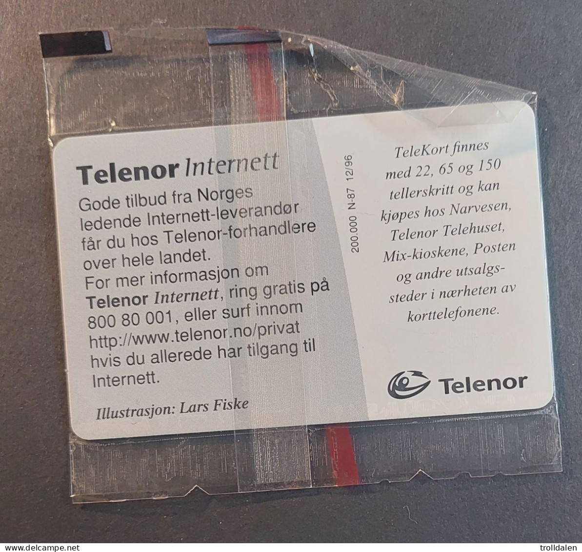 N 87 Internet , Mint In Blister - Norvegia