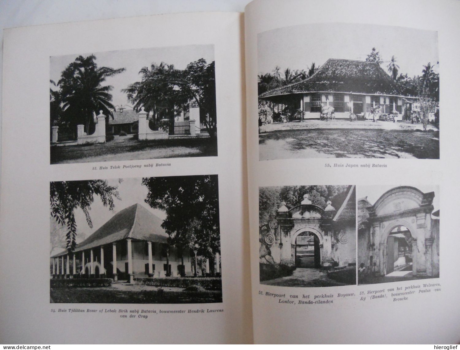 HOLLANDSCHE BOUWKUNST IN INDONESIE door Dr V.I. Van De Wall architectuur bouwen constructie stijl Holland Nederland¨Azië