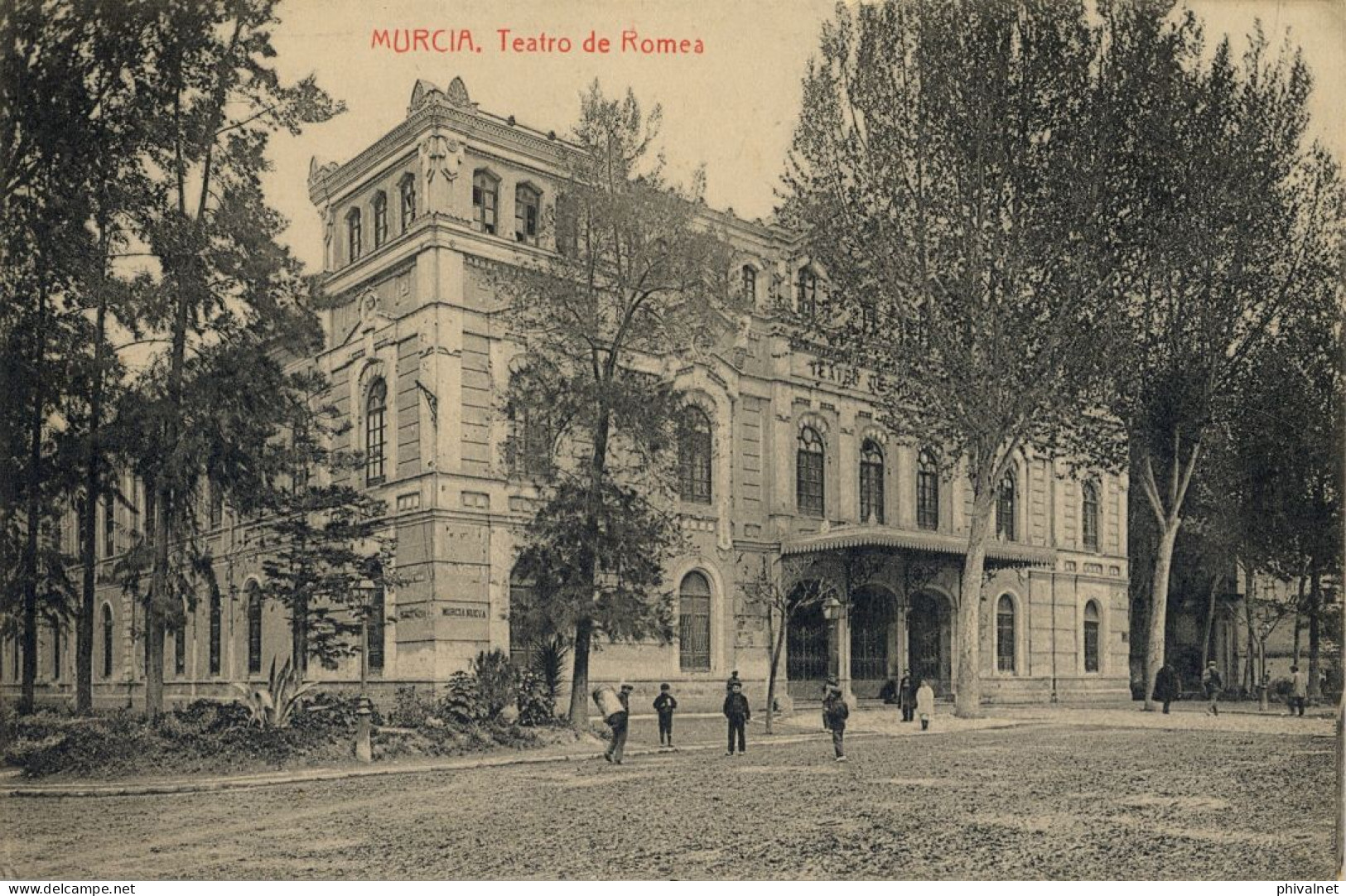 MURCIA - TEATRO DE ROMEA , ED. FOTOTIPIA THOMAS Nº 1127    ,  T.P. NO CIRCULADA - Murcia