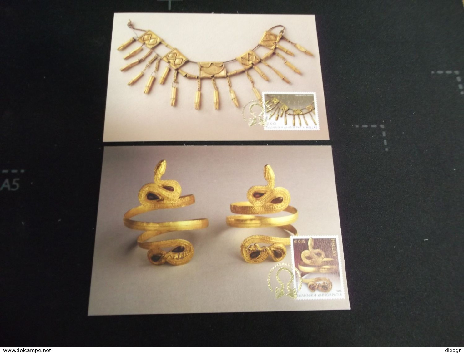 Greece 2005 Ancient Greek Jewellery Maximum Card Set VF - Tarjetas – Máximo
