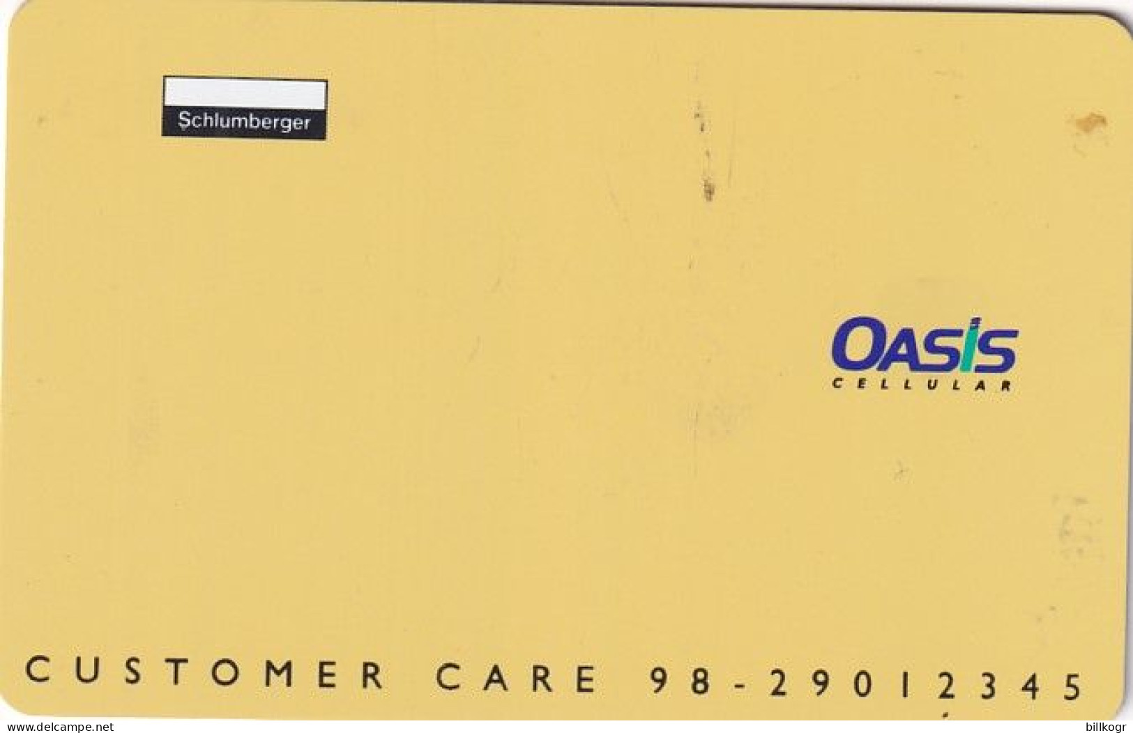 INDIA - Oasis Cellular GSM, Sample - Inde