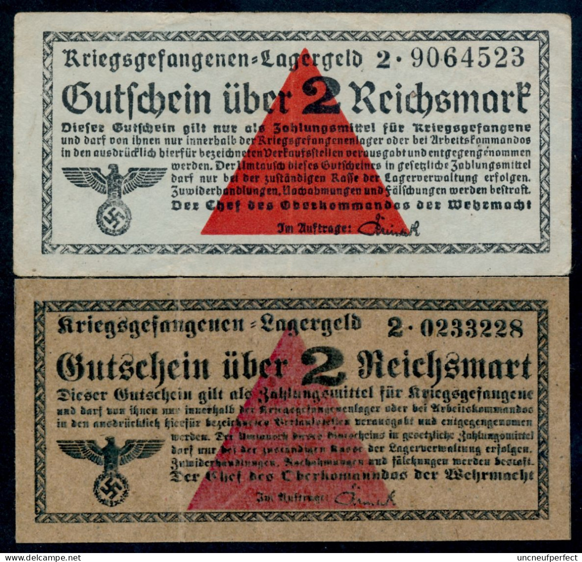 Pick ?  Ro 519  DWM-24.  2 Reichsmark 1939/44  XF+ (FAUX D'époque) - Sonstige & Ohne Zuordnung