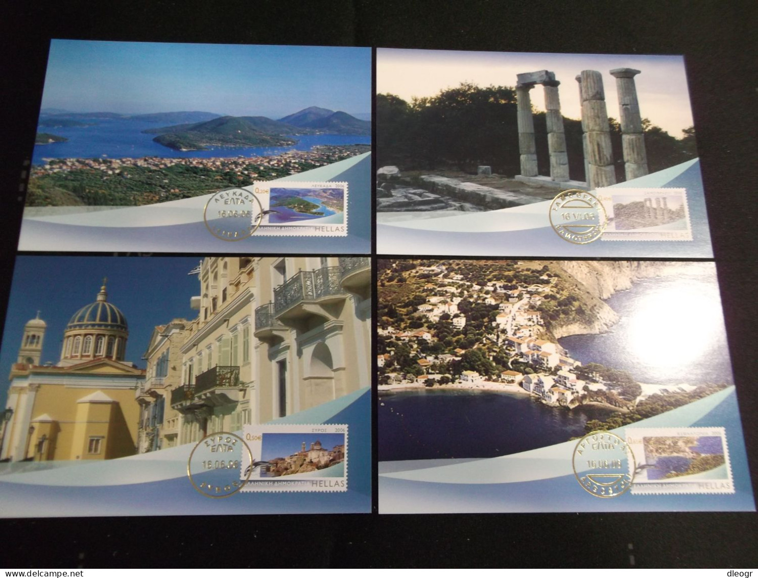 Greece 2006 Greek Islands II Maximum Card Set VF - Tarjetas – Máximo