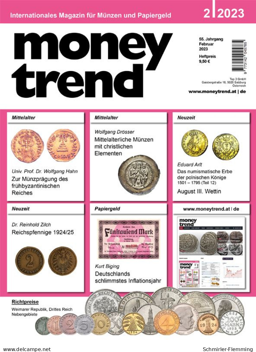 Money Trend 02/2023 Die Deutschen Münzen Weimarer Republik Als Bewertungskatalog, 124 Seiten - Libros & Software