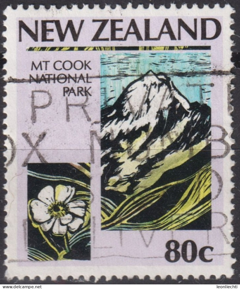 1987 Neuseeland ° Mi:NZ 997, Sn:NZ 877, Yt:NZ 961, Mt Cook, Nationalparks - Gebraucht