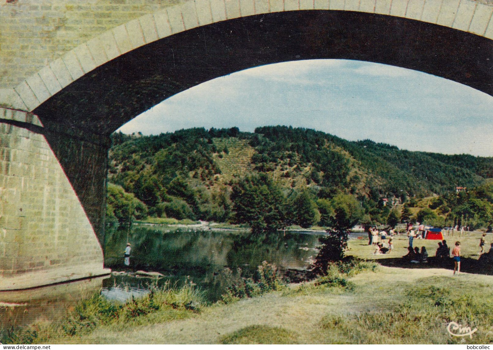 RETOURNAC (Haute-Loire): Le Pont Sur La Loire Et Terrain De Camping - Retournac