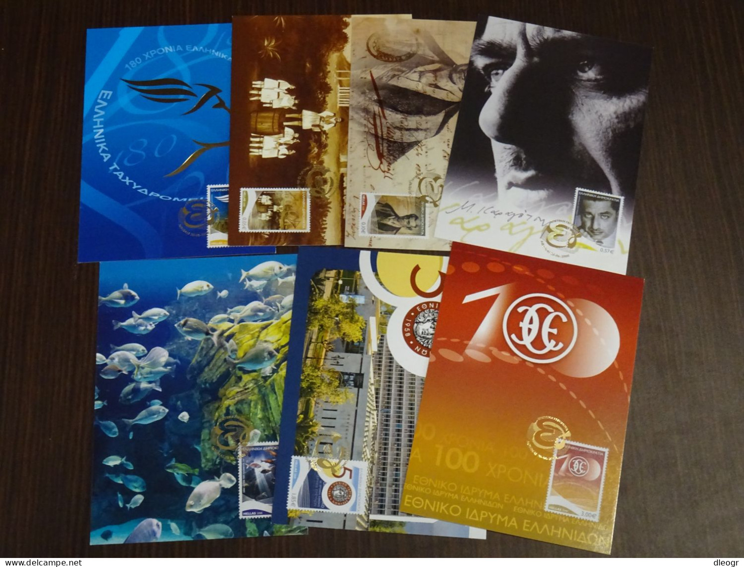 Greece 2008 Anniversaries And Events Maximum Card Set VF - Maximum Cards & Covers