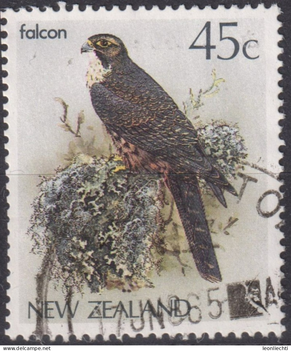 1986 Neuseeland ° Mi:NZ 963, Sn:NZ 767, Yt:NZ 925, New Zealand Falcon (Falco Novaeseelandiae) - Oblitérés