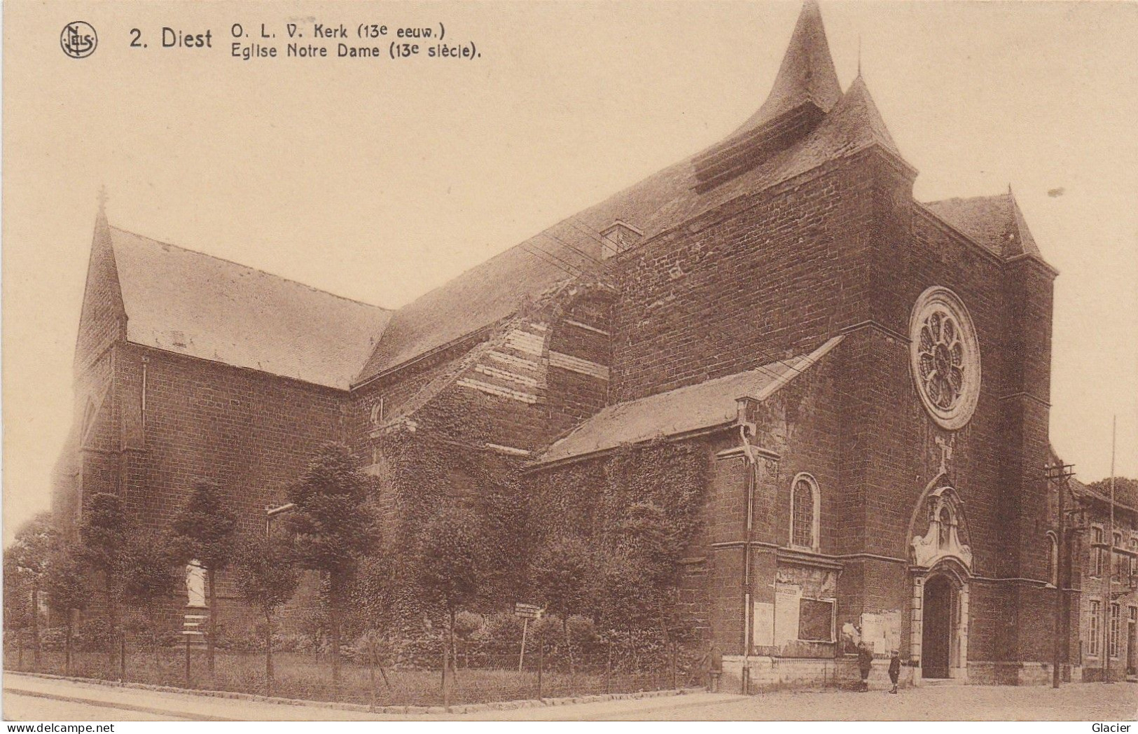 2.- Diest O.L.V. Kerk ( 13e Eeuw ) - Eglise Notre Dame ( 13e Siècle ) - Diest