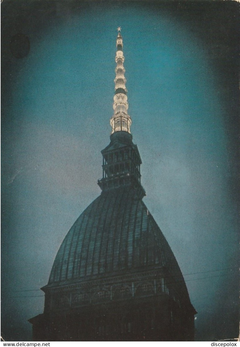 U4957 Torino - La Cupola Della Mole Antonelliana - Notturno Notte Nuit Night Nacht Noche / Viaggiata 1979 - Mole Antonelliana