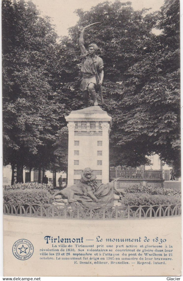 TIENEN - TIRLEMONT - Le Monument De 1830 - Tienen