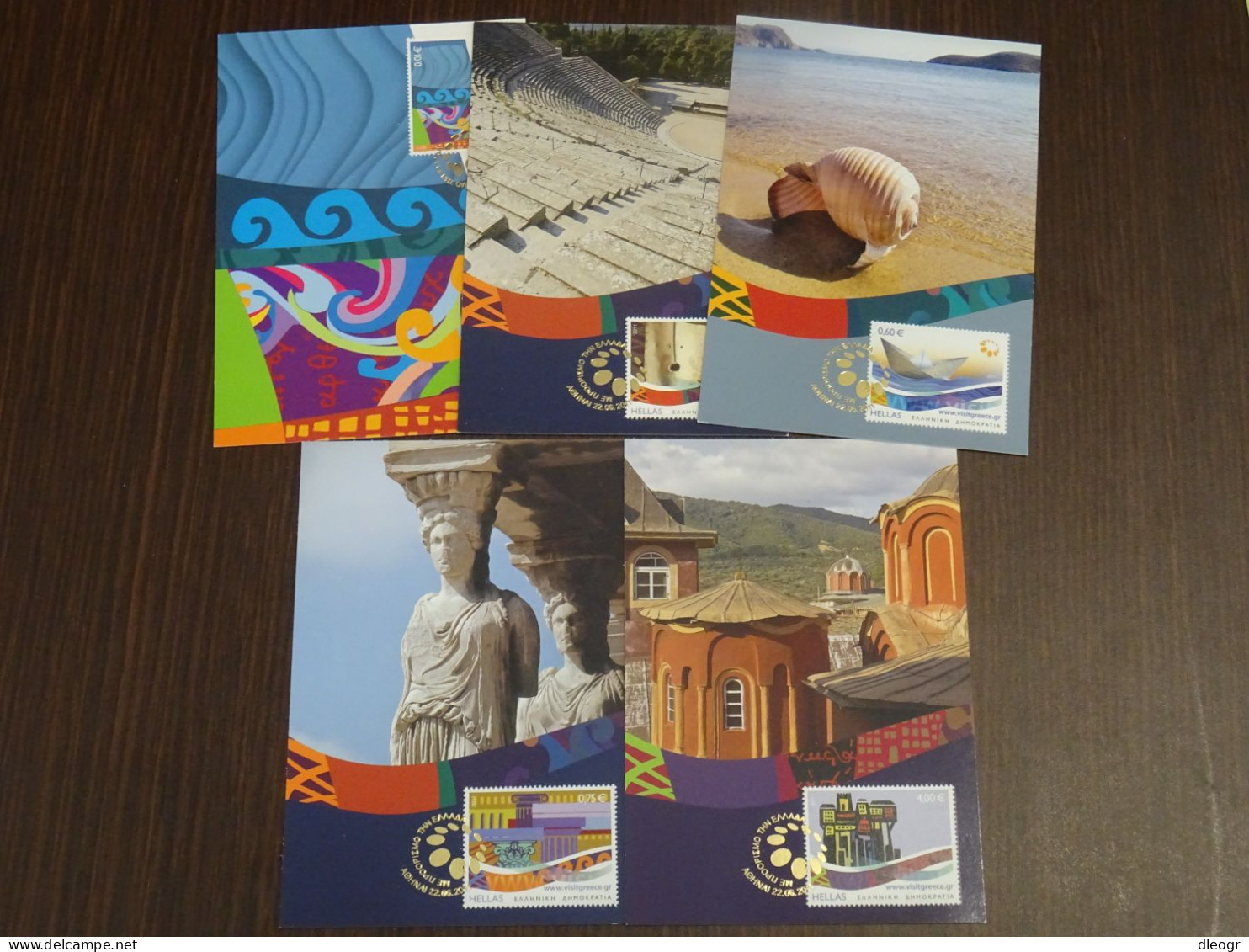 Greece 2011 Destination Greece Maximum Card Set VF - Maximum Cards & Covers