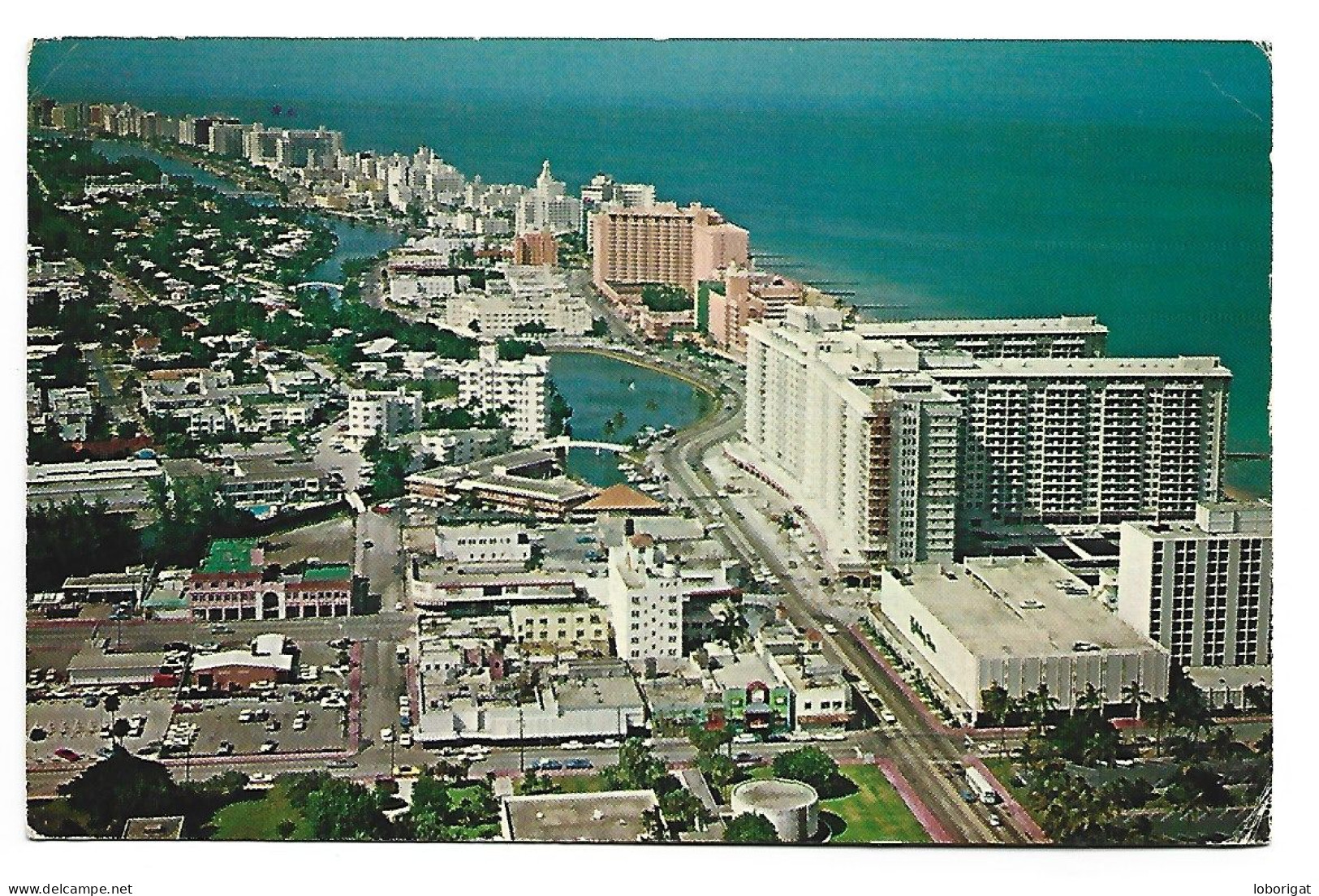 AERIAL VIEW.- MIAMI BEACH, FLORIDA.- MIAMI.- ( U. S. A. ) - Miami Beach