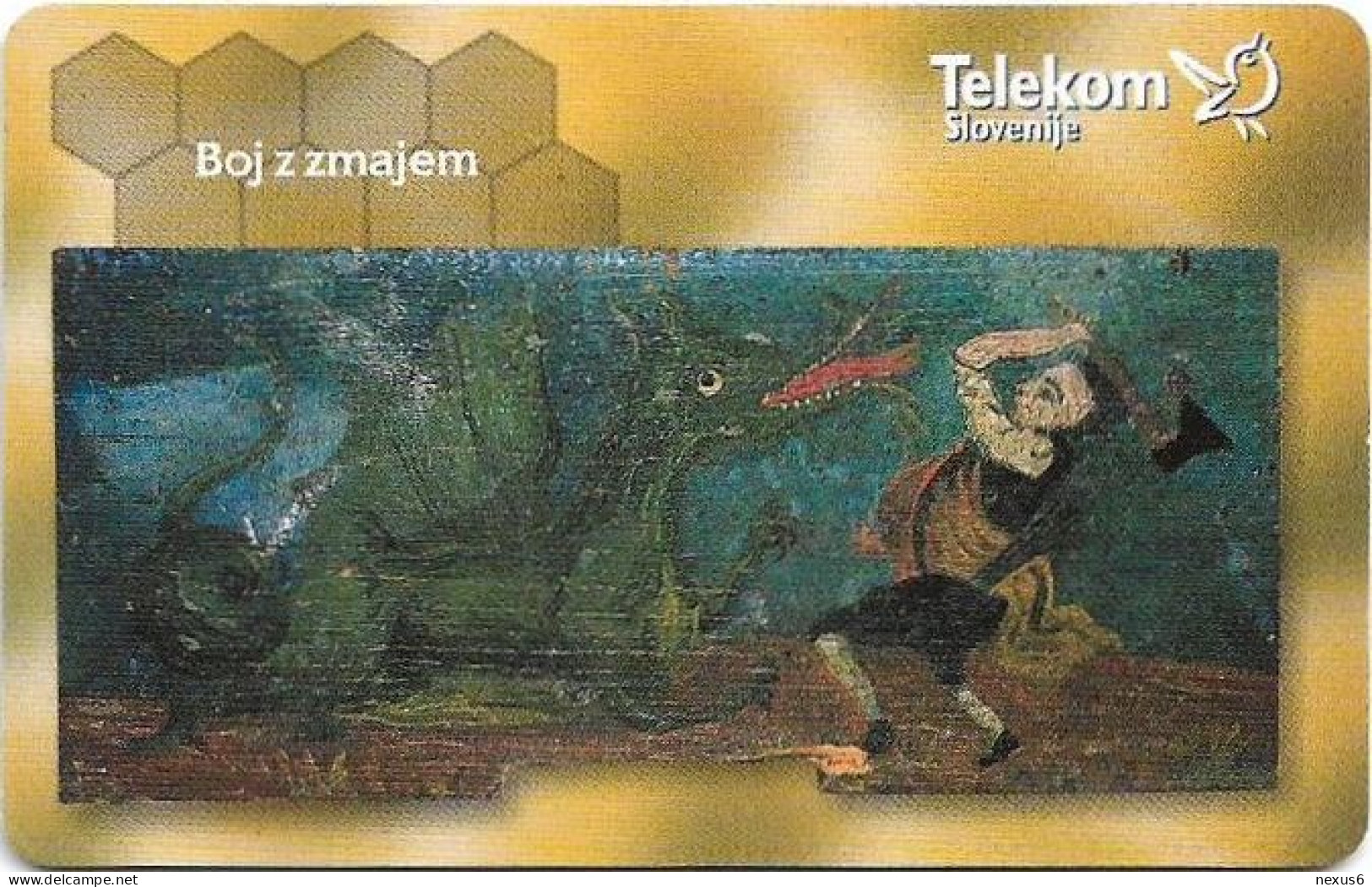 Slovenia - Telekom Slovenije - Carniolan Honey Bee - Mlada Čebela, Gem5 Red, 09.2001, 25Units, 4.980ex, Used - Slowenien