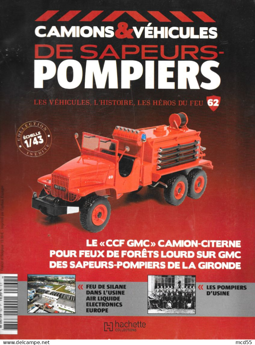 Fascicule Du Modèle Réduit 1/43 ( Camion-Citerne-Feux De Forets " CCF - GMC " Des Sapeurs Pompiers - Modélisme