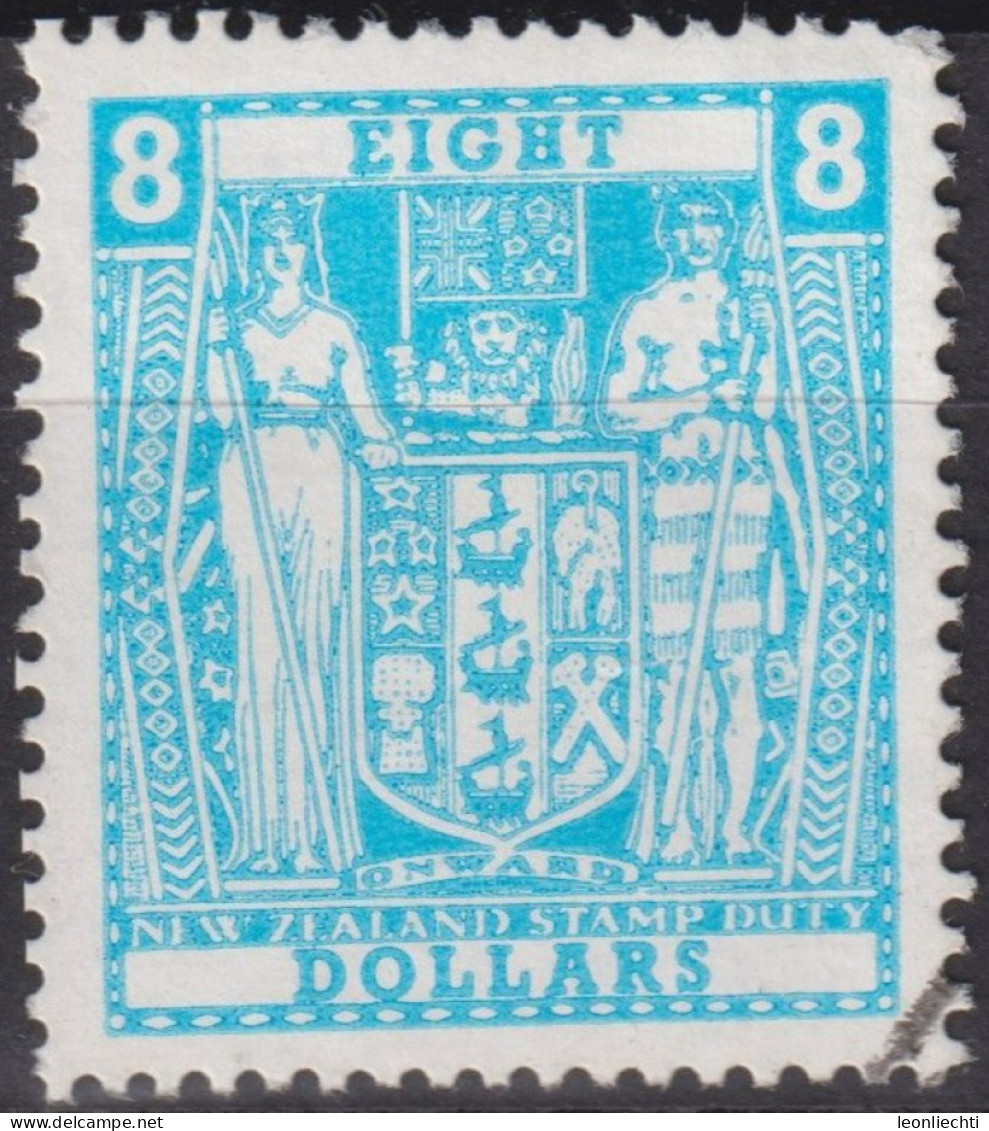 1986 Neuseeland ° Mi:NZ ST87, Sn:NZ 404Ca, Yt:NZ FP75, Fiscal, Coat Of Arms - Fiscali-postali