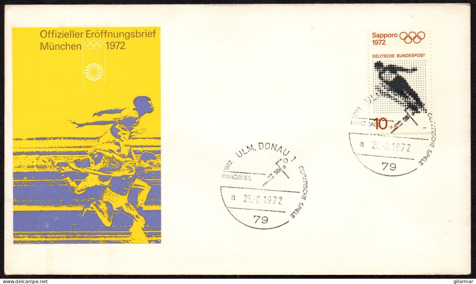 PALLAMANO - GERMANY ULM DONAU 1972 - OLYMPIC GAMES MUNICH 1972 - HANDBALL - M - Balonmano
