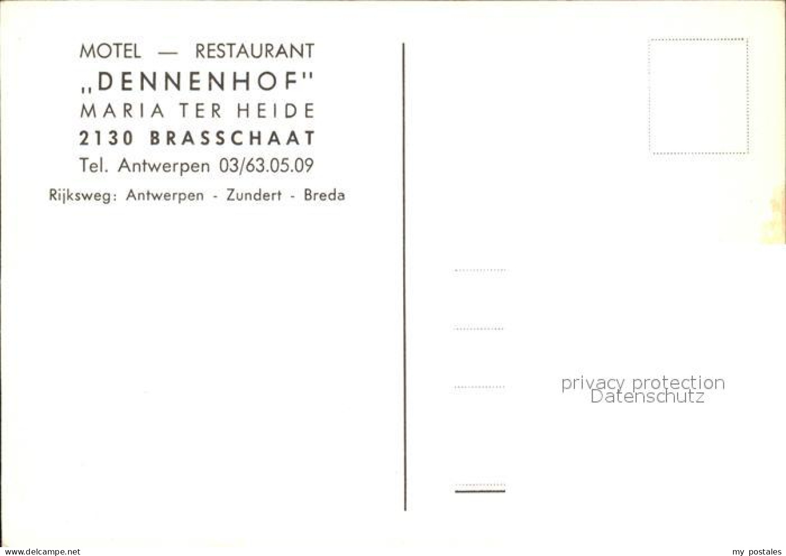 72398057 Brasschaat Motel-Restaurant Dennenhof Brasschaat - Brasschaat