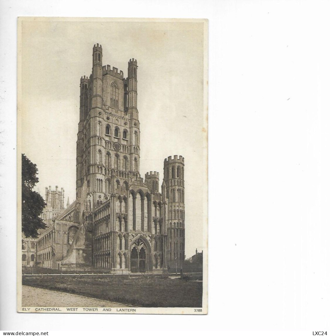 ELY CATHEDRAL. WEST TOWER AND LANTERN. - Ely