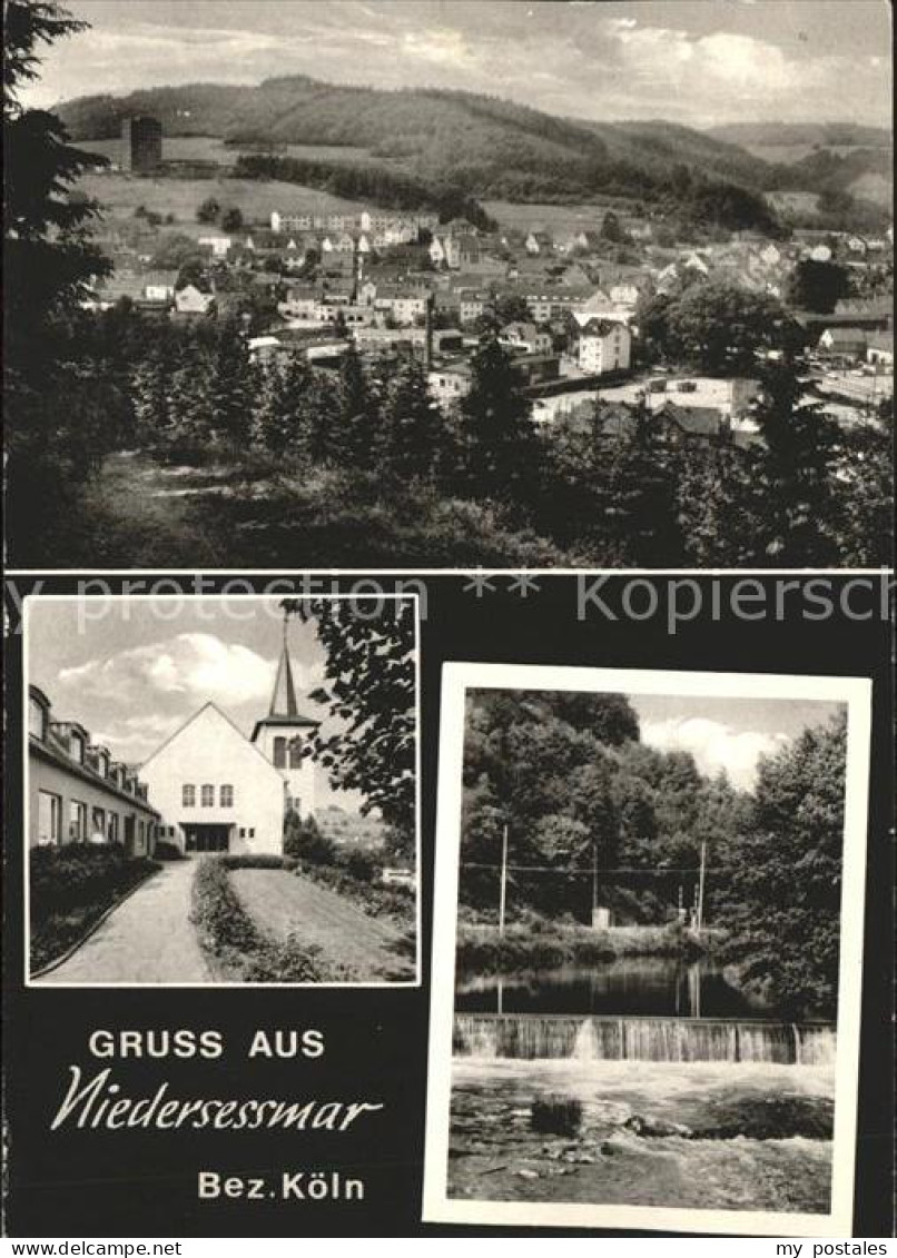 41601937 Niedersessmar Panorama Kirche  Gummersbach - Gummersbach