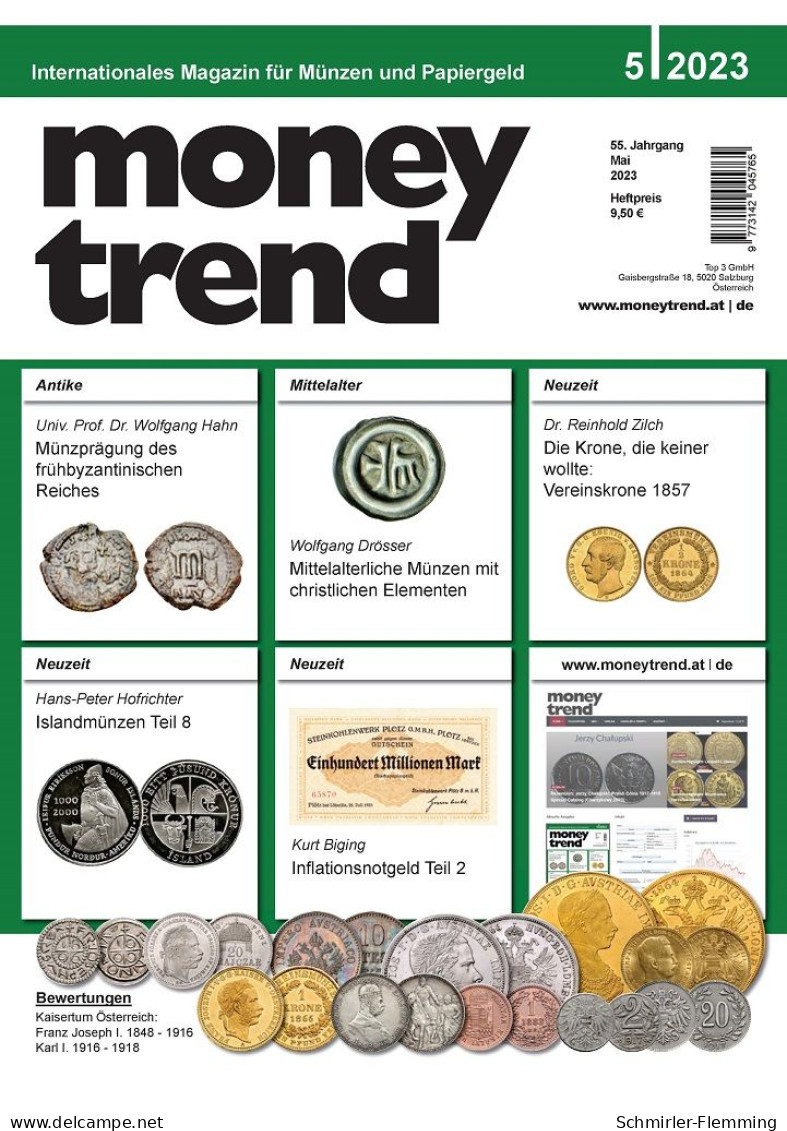 Money Trend 5/2023 Die Münzen Kaisertum Österreich's Als Bewertungskatalog, 140 Seiten - Livres & Logiciels