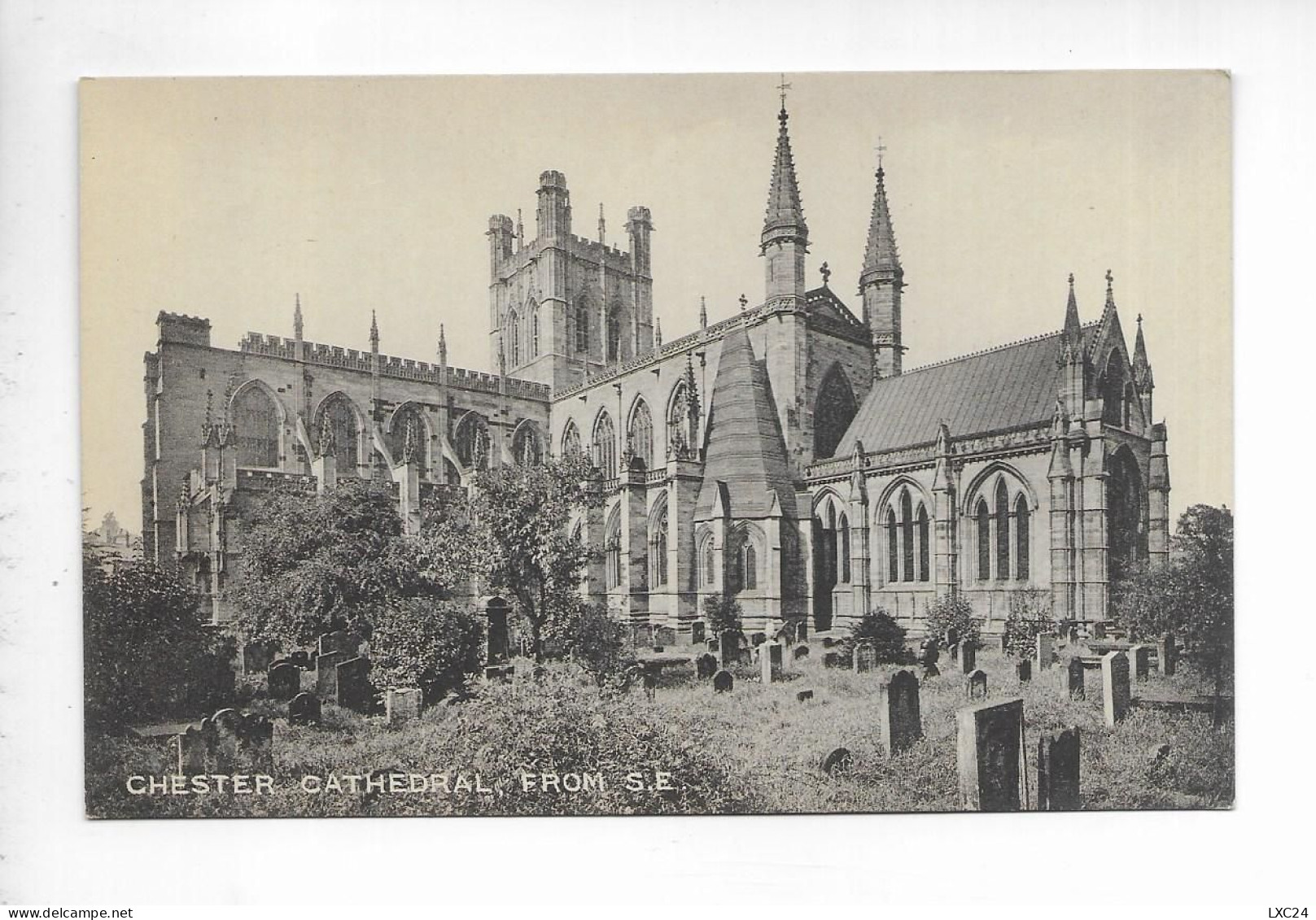 CHESTER. CATHEDRAL. FROM S.E. - Chester