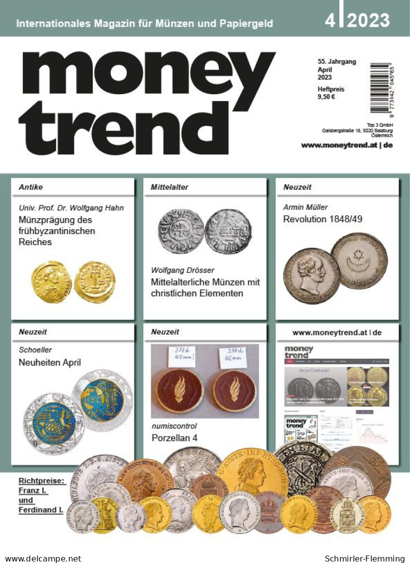 Money Trend 4/2023 Die Münzen Franz I. Und Ferdinant I. Als Bewertungskatalog, 132 Seiten - Literatur & Software
