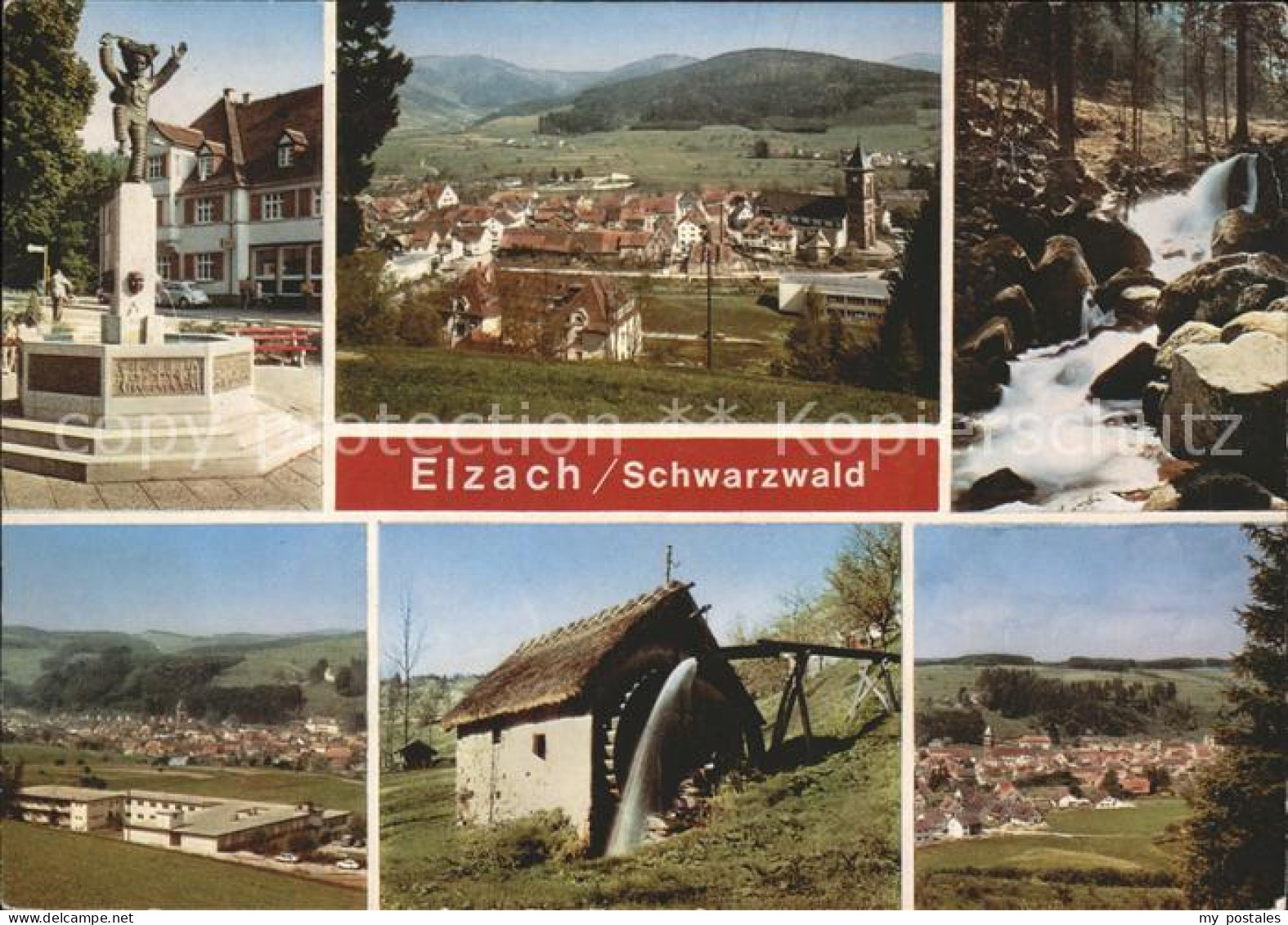 41601097 Elzach Schuttigbrunnen Elzfaelle Wasserfall Neurologisches Sanatorium M - Elzach