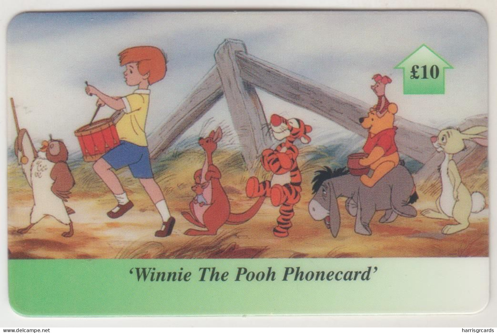 UK - Winnie The Pooh & Friends, Discount Phonecard , 10£, Mint, FAKE - Otros & Sin Clasificación