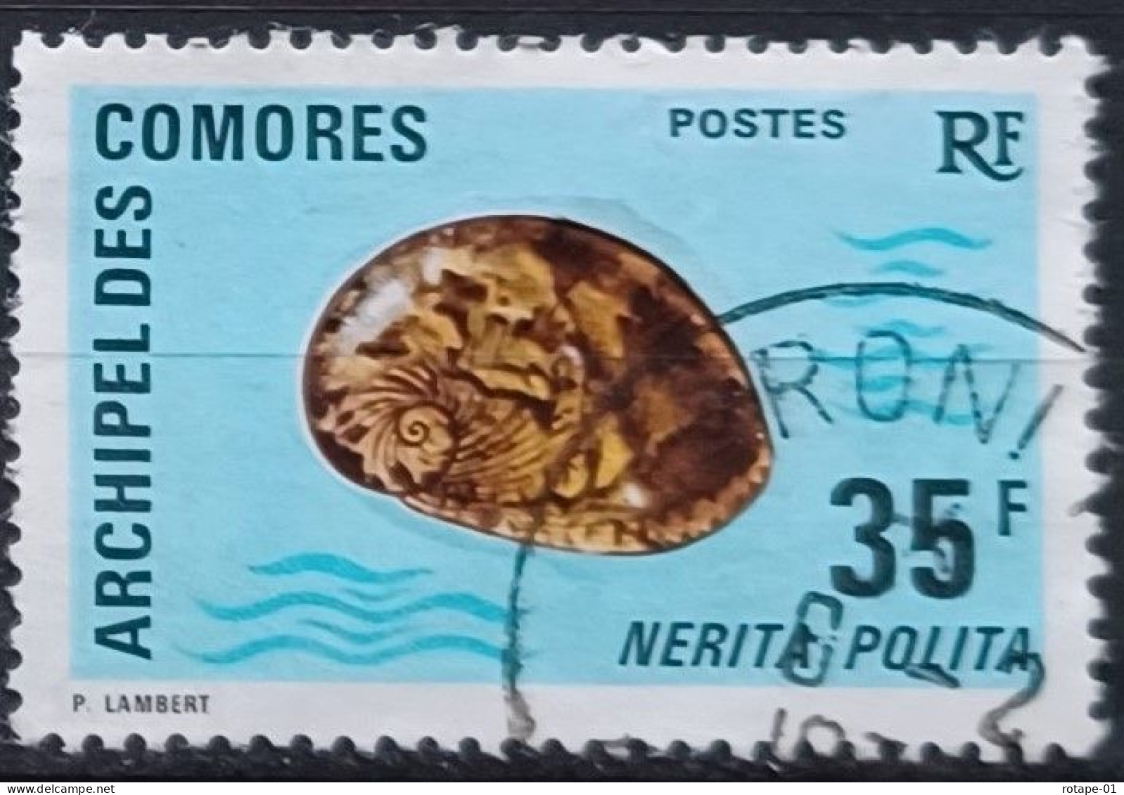 Comores  1971,  YT N°75  O,  Cote YT 3,5€ - Usados