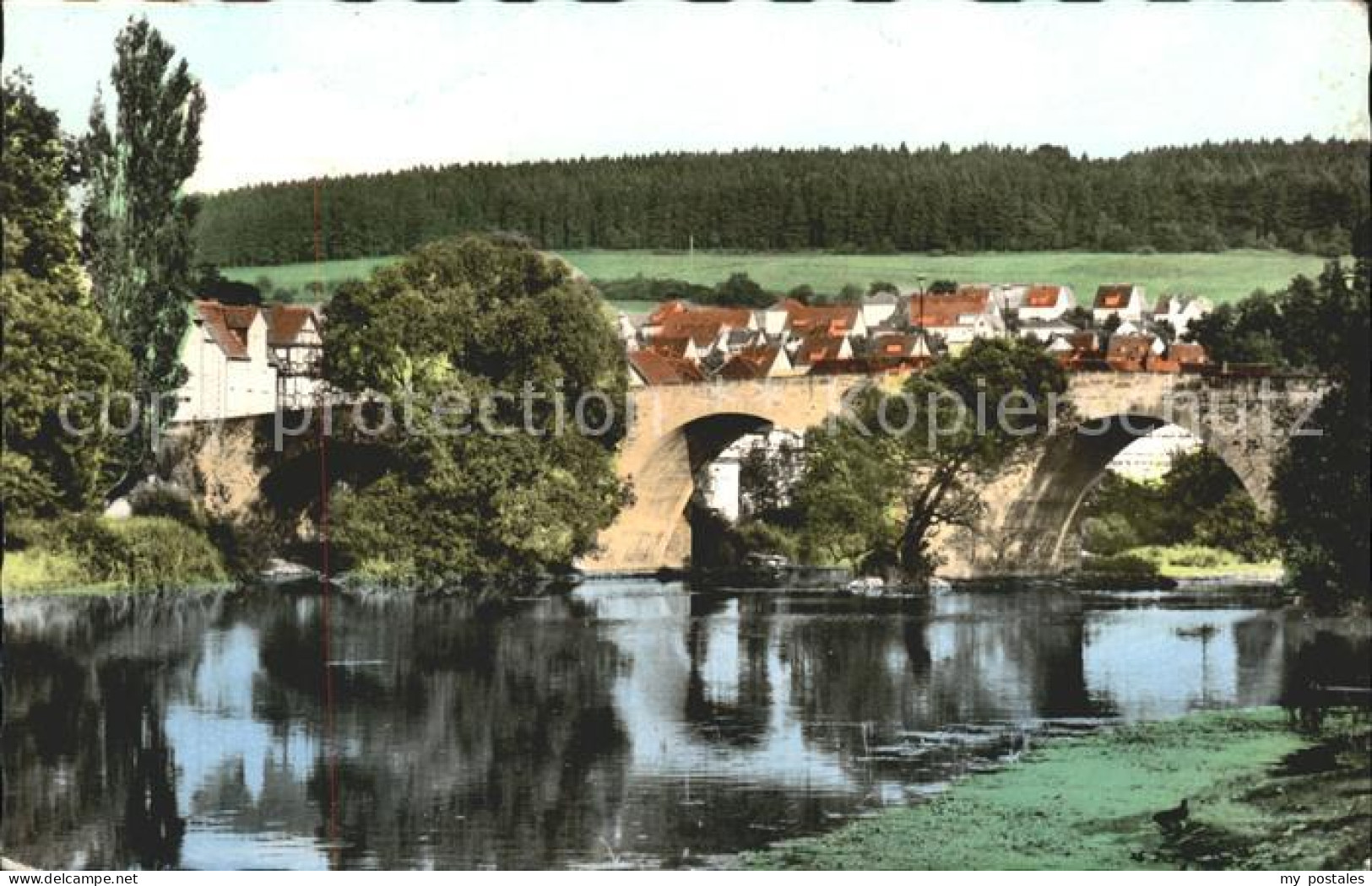 41600722 Melsungen Fulda Partie An Der Fulda Bartenwetzerbruecke Melsungen - Melsungen