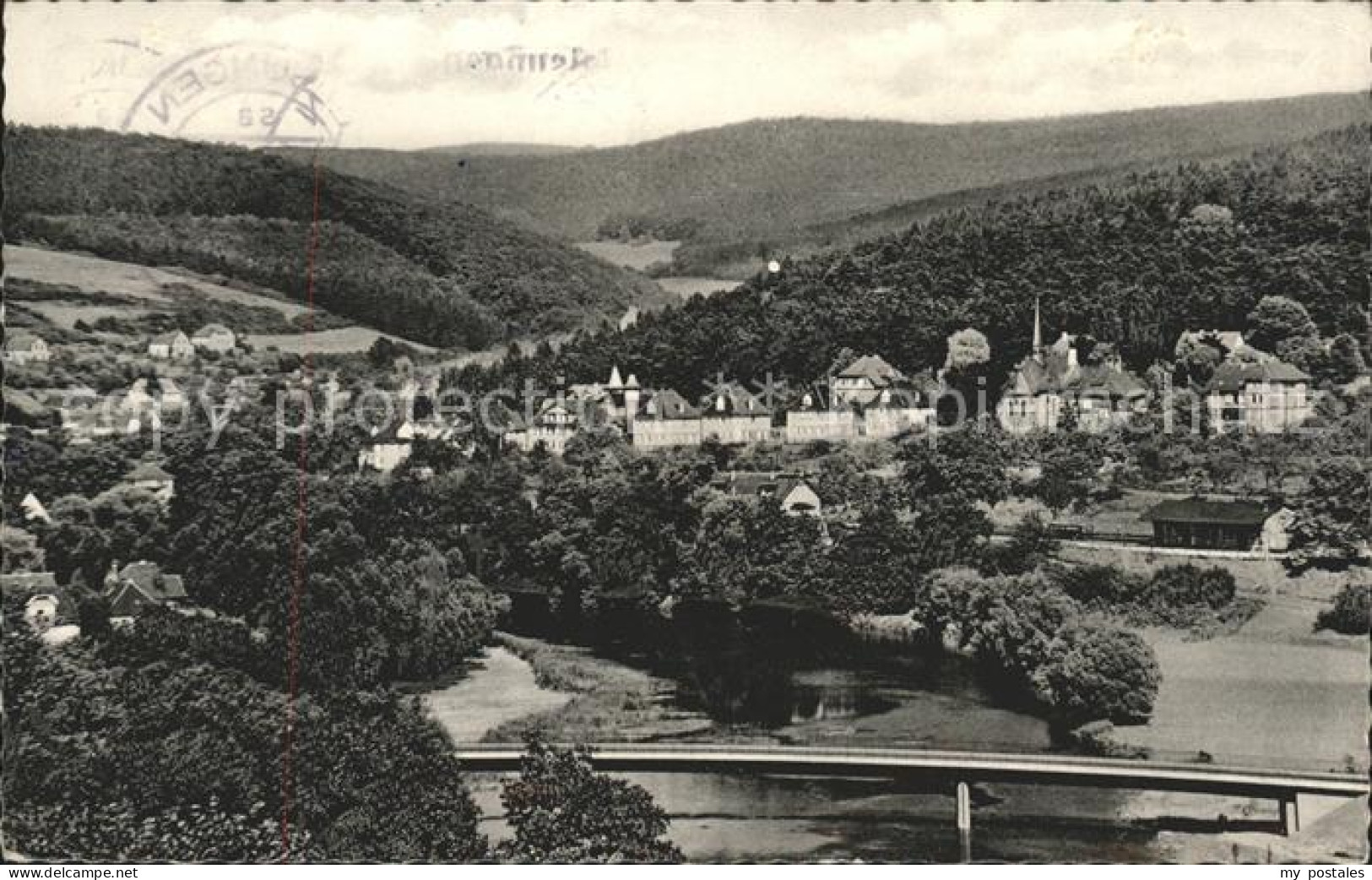 41600650 Melsungen Fulda Im Fuldatal Blick Vom Forstgarten Melsungen - Melsungen