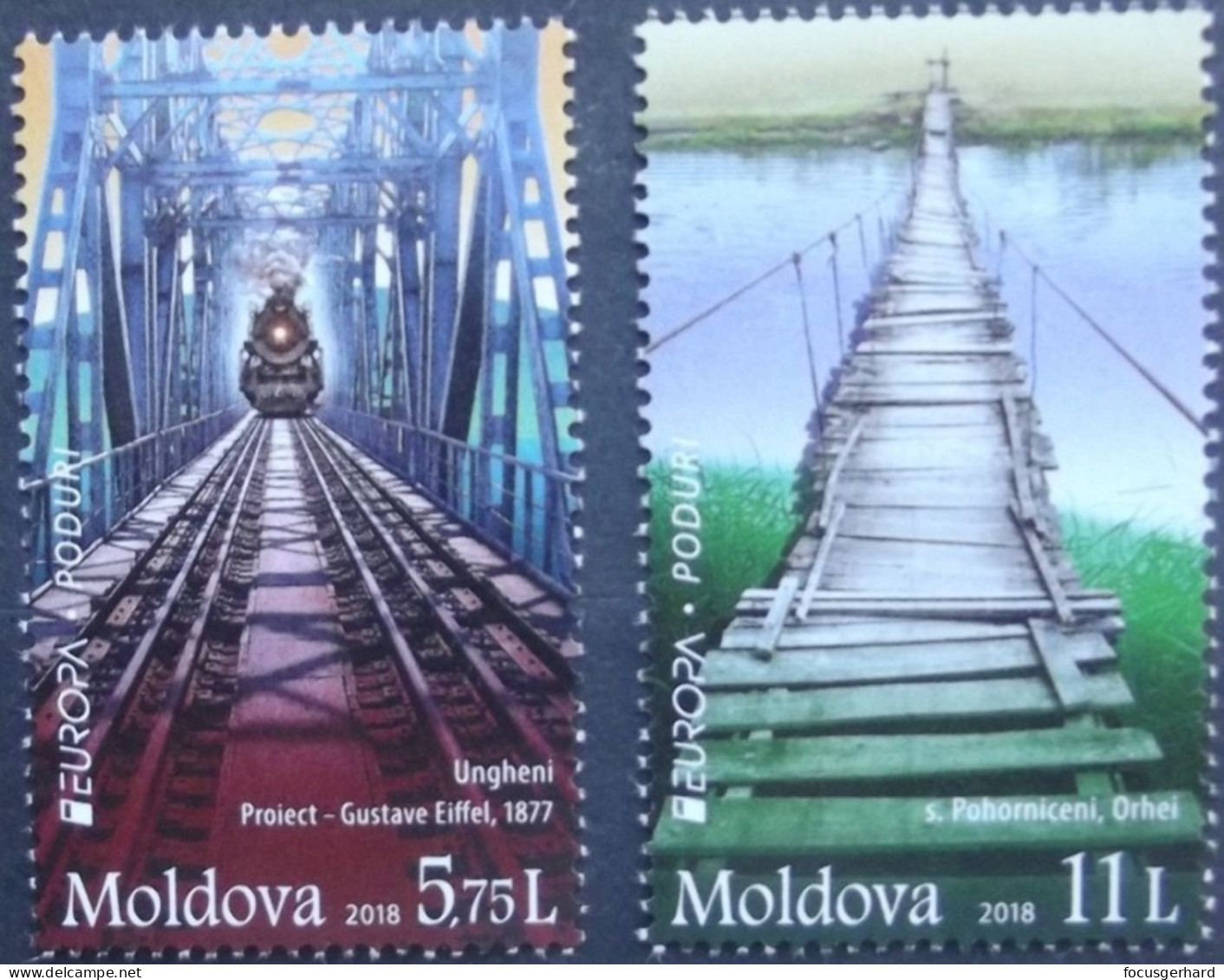 Moldawien    Europa Cept   Brücken   2018    ** - 2018