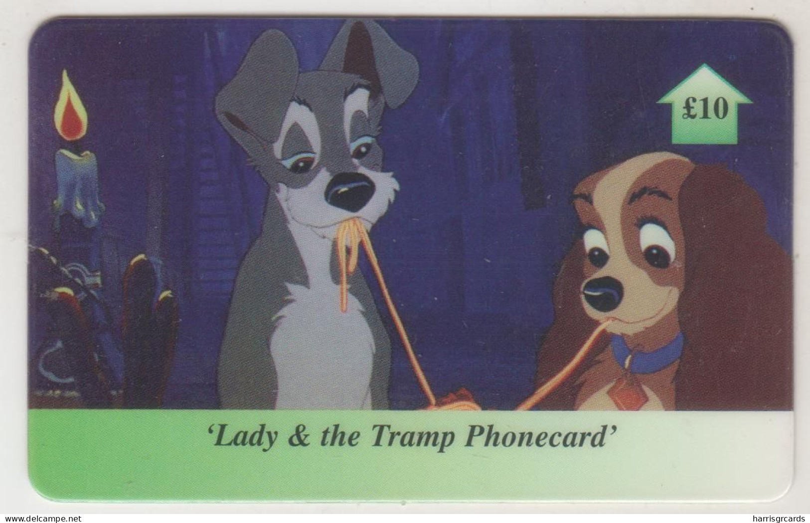 UK - Lady & The Tramp, Discount Phonecard , 5£, Mint, FAKE - Other & Unclassified