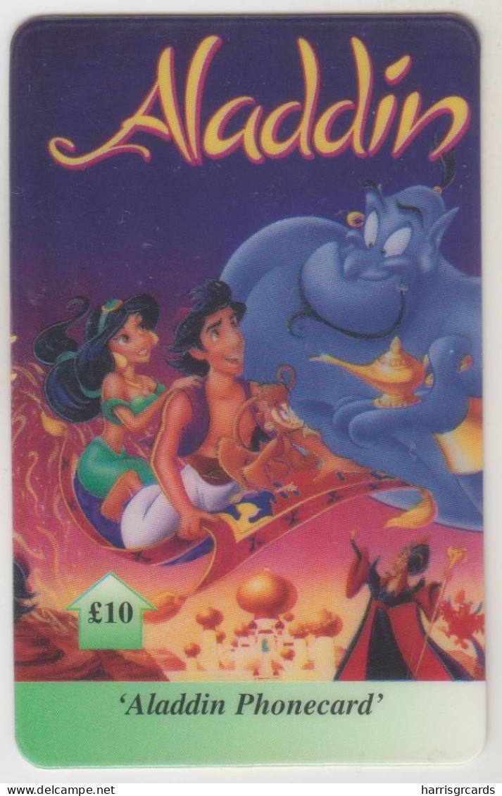 UK - Aladdin, Discount Phonecard , 10£, Mint, FAKE - Otros & Sin Clasificación