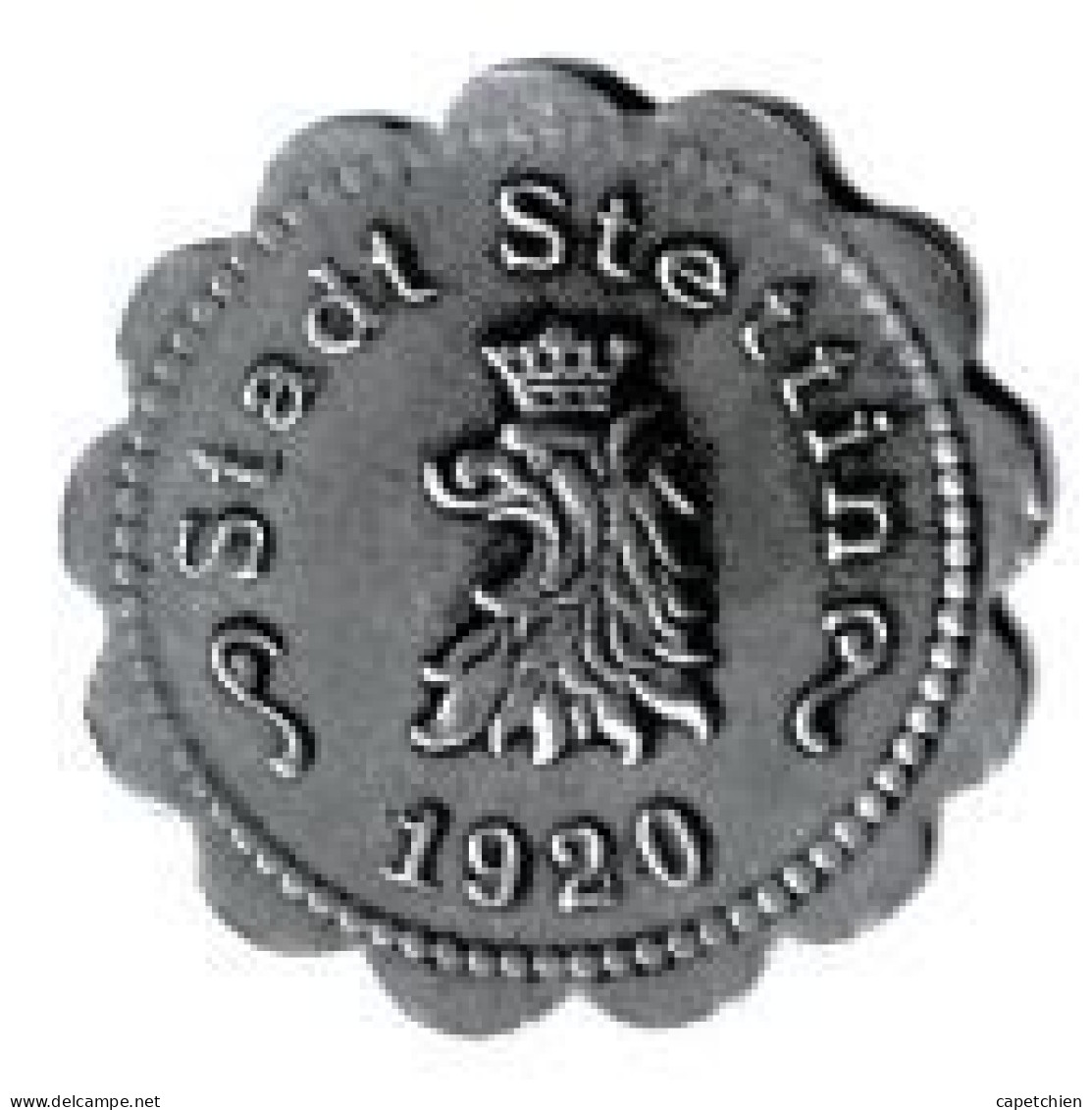 ALLEMAGNE / NOTGELD / STADT STETTIN  / 50 PFENNIG / 1920 / ZINC / 25.9 Mm / 2.93 G / ETAT SUP - Monetary/Of Necessity